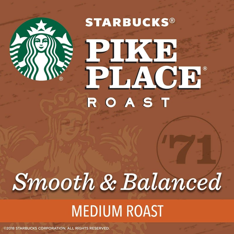 Pike Place LARGE Starbucks Medium Roast Ground Coffee (40 oz.)