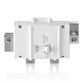 Leviton 125A 2-Pole Main Circuit Breaker, Thermal Magnetic, White, LM125-T
