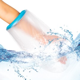 Waterproof Hand Cast Cover for Shower: Cast and Bandage Protector for bathing, Plaster Cast Cover Clear Cast and Dressing, Reusable Watertight Protection Dry for Broken Hand, Finger Wound, Wrist