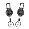 MNGARISTA Retractable Key Chain, 284g Retractable 80cm Stainless Steel Cord,