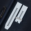 Honbay 4PCS 24mm Rubber Replacement Watch Band Loops Silicone Watch