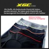 XGC Men's Cycling Shorts with Elasticated Breathable 4D Gel Seat
