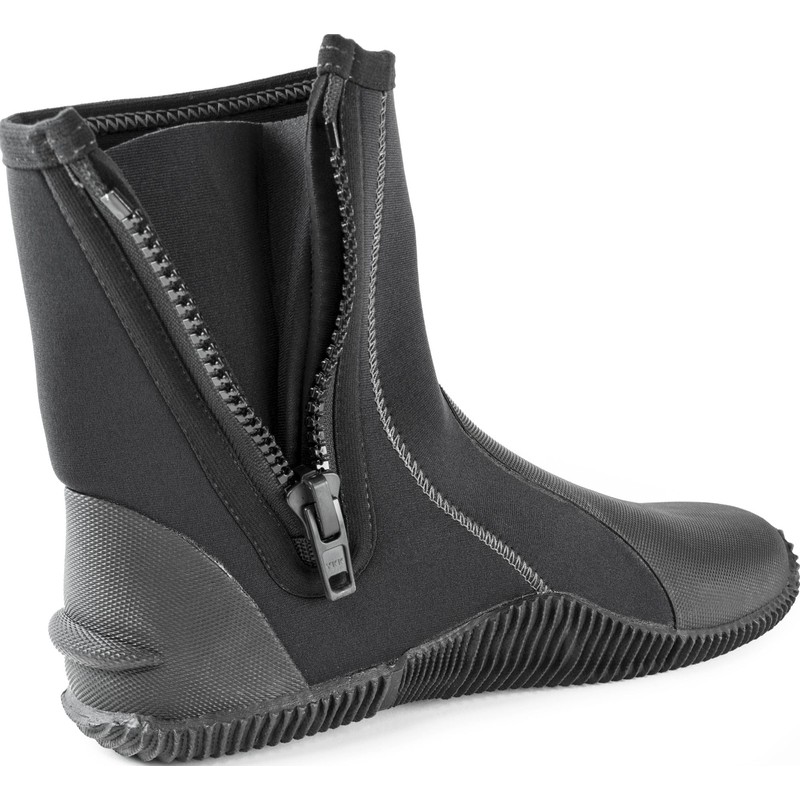 Cressi Neoprene Diving Boots With Soles, Black, 5 mm ,