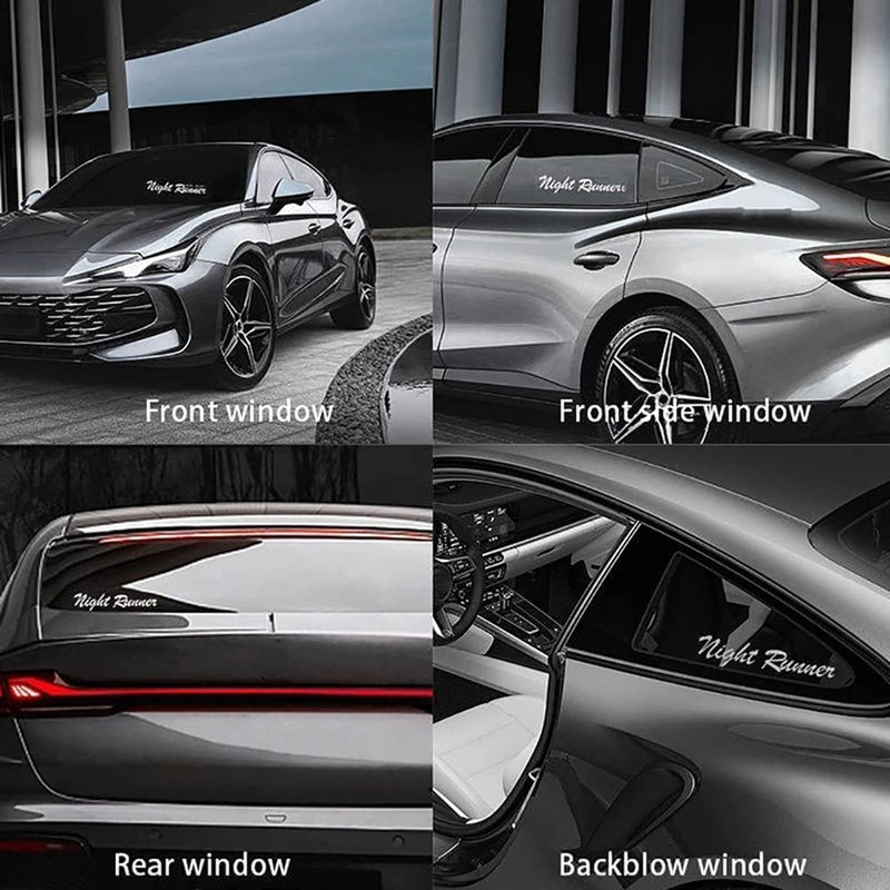 Windshield Night Runner Car LED Light Window Stickers for JDM