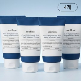 Sooflow 10 types of hyaluronic acid Centella asiatica cica ceramide moisture cream 250ml, 4 pcs / 수플로우 히알루론산10종 병풀 시카 세라마이드 수분 크림 250ml, 4개