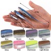 Drfish 5 Pack Soft Fishing Bait, Fork Tail Soft Jerk