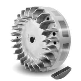 Upgrade Billet Aluminum Flywheel 10krpm for Predator 212 NON Hemi 224cc & New Ghost 212cc Engine, Lightweight Flywheel Fits for Honda GX200 Clone 196cc BSP Tilly with Key