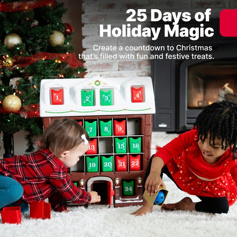 Step2 My First Advent Calendar, Kids Interactive Christmas Toy, Includes