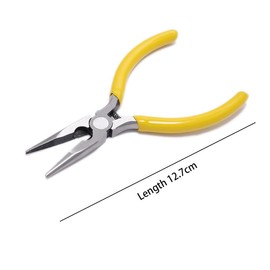 Needle Nose Pliers, Jewelry Pliers for for Crafts Wire Wrapping Jewelry, Yellow