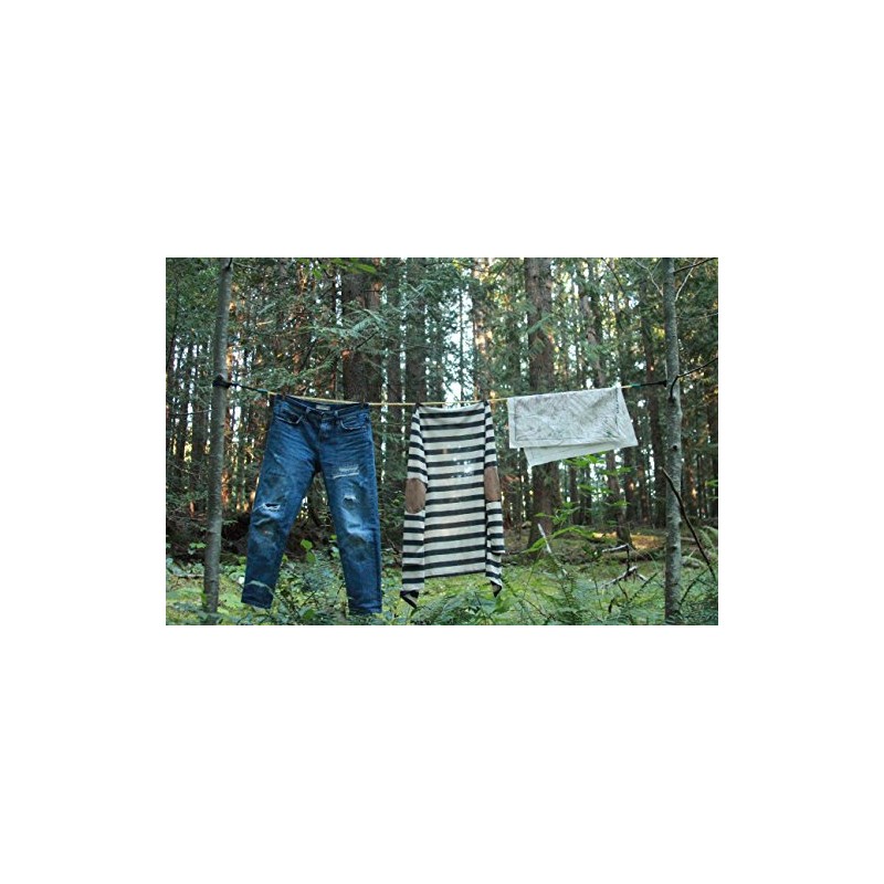GRAVITY OUTDOOR COMPANY GOC Portable Clothesline for Travel Camping Cruise