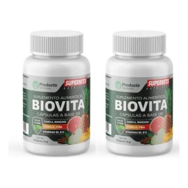 SUPERVITS 2pack Biovita Aceleración Metabolismo 2 Pack 30 Capsulas Sabor Sin Sabor