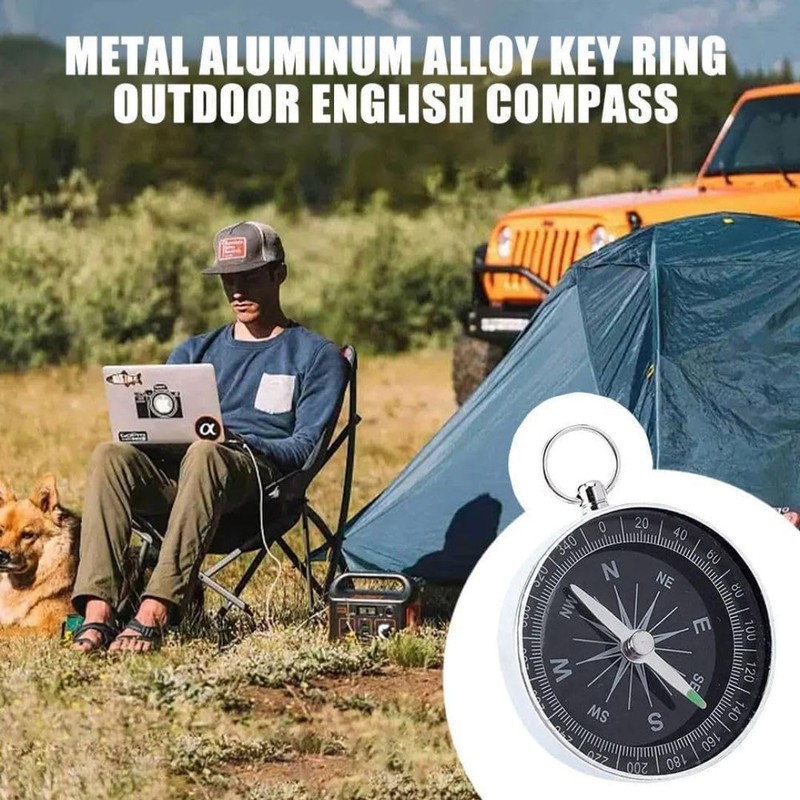 Pocket Compass, Mini Portable Compass, Hiking Compass, Navigation Walkers Camping