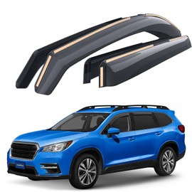 Goodyear Shatterproof in-Channel Window Deflectors for Subaru Ascent 2019-2025, Rain Guards, Window Visors for Cars, Vent Deflector, Car Accessories, 4 pcs - GY007940