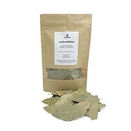 prademir Laurel Leaves 1A Quality 50 g Laurel Leaves Dried | Laurel Leaves from Sustainable Cultivation from Portugal | Spice Laurel Leaves | Food Grade Spice Laurel