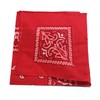 combocube 12 Pack(one dozen) Multi-Purpose novelty Red Cotton Paisley Cowboy