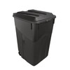 CHBcjq Heavy Duty Wheeled Plastic Garbage Can, 45 Gallon Capacity,