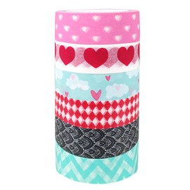 Wrapables Japanese Washi Tape Collection, Premium Value Pack - VPK3