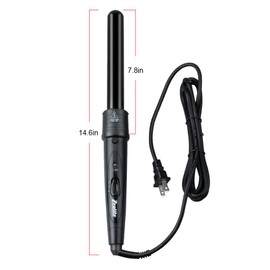 Curling Iron Set,Zealite 3 in 1 Hair Curling Wand Set Interchangeable Ceramic Barrels with Heat Resistant Glove