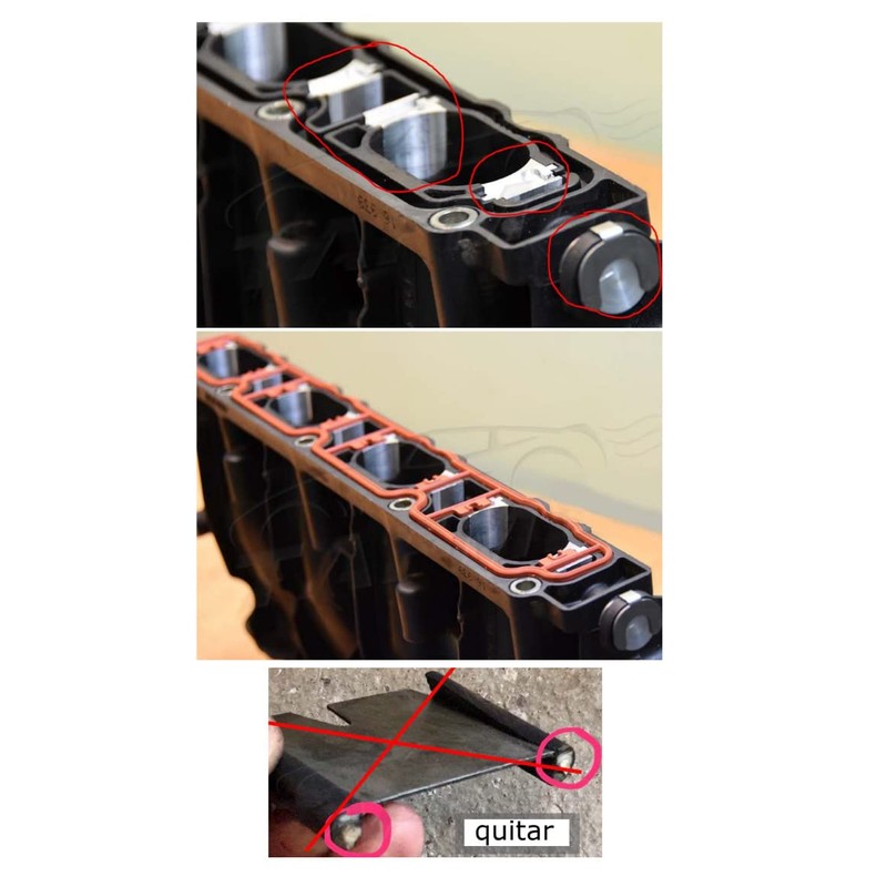 TBVPARTS Intake Manifold Butterfly Repair Kit for A3 A4 TT