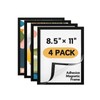 ROLUXENTIA Adhesive Frames 8.5 x 11 Magnetic Sign Holder 4