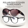 LVIOE Over Glasses Fit Over Sunglasses Polarized for Women, Trendy