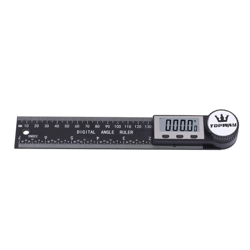 TOPWAY Digital Angle Finder 8 Inch 200mm, 0-360° Electronic Inclinometer