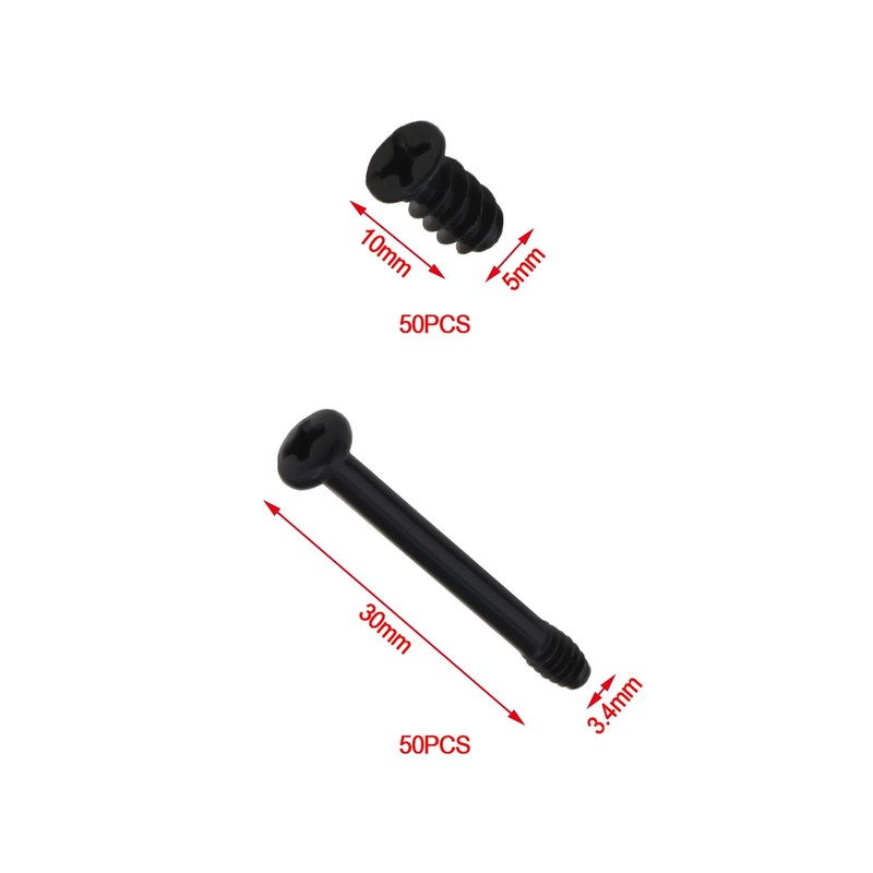 VGOL 100Pcs Radiator and Computer Case Fan Screws Accessories for