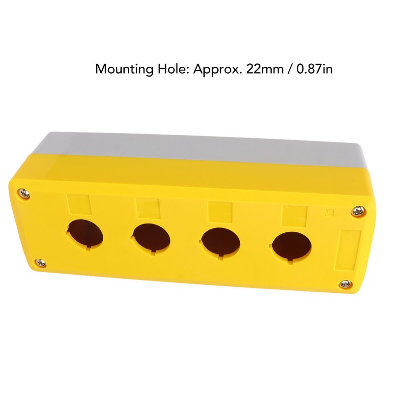 BERM Push Button Switch Control Station Box Industrial 4 Gang