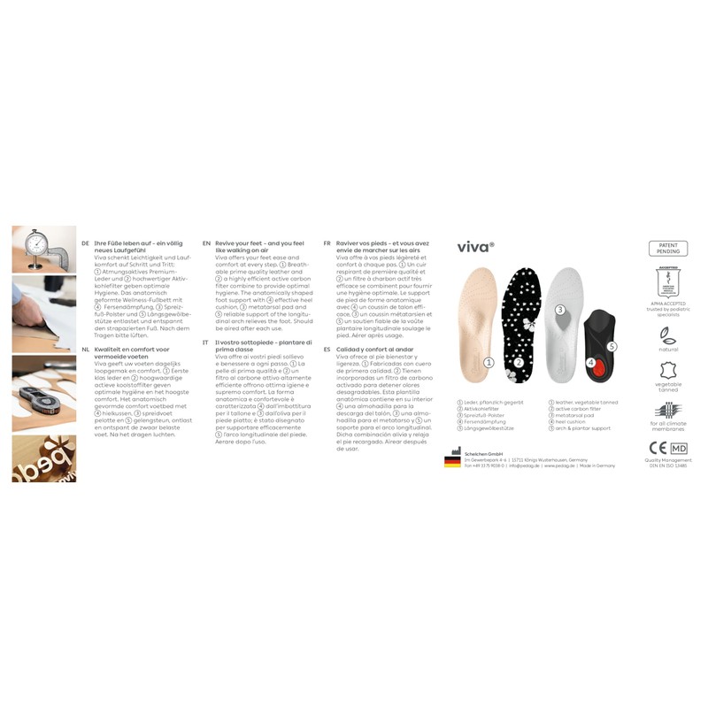Viva Arch Support, Posture Correction, Shock Absorbing, Walking Support, Deodorizing,