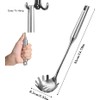 PIQIUQIU Spaghetti Spoon Server, Stainless Steel Pasta Spoon, Spaghetti Server