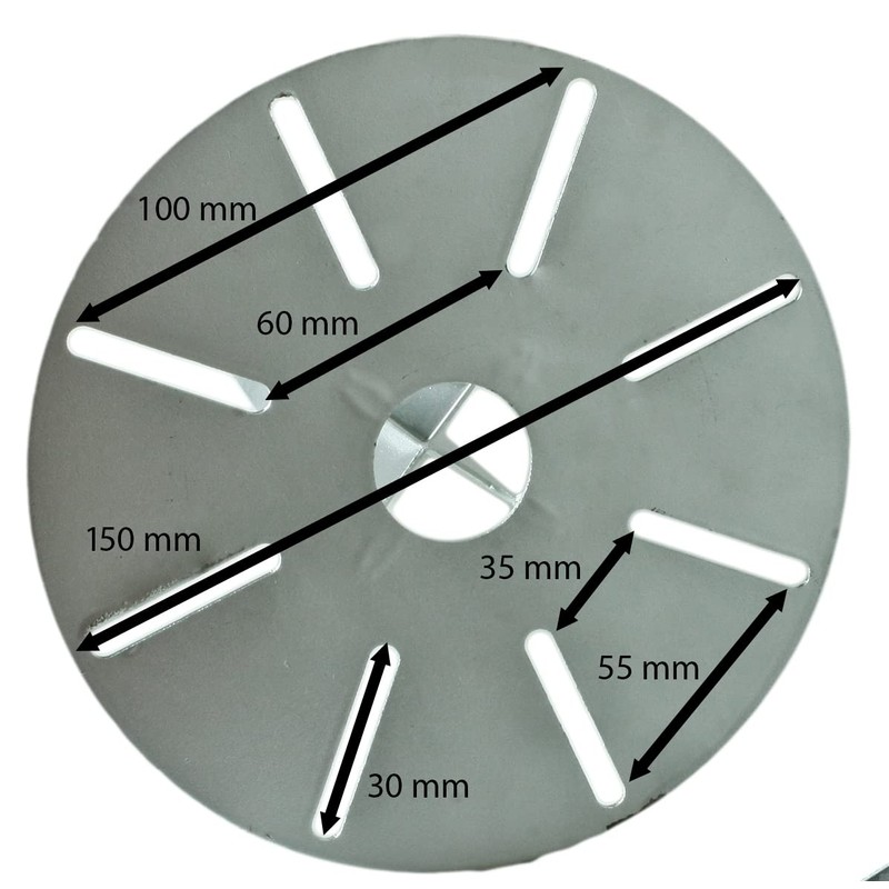 Novatool Ground spikes diameter 15.5 x height 30.5 cm, galvanised,