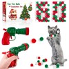 TEAWOO Cat Toy Balls with Launchers Set (2+60), 60 Cat