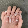 6 Pack (144 pcs) Nail Tips Popular Medium Design, NIUANIUA