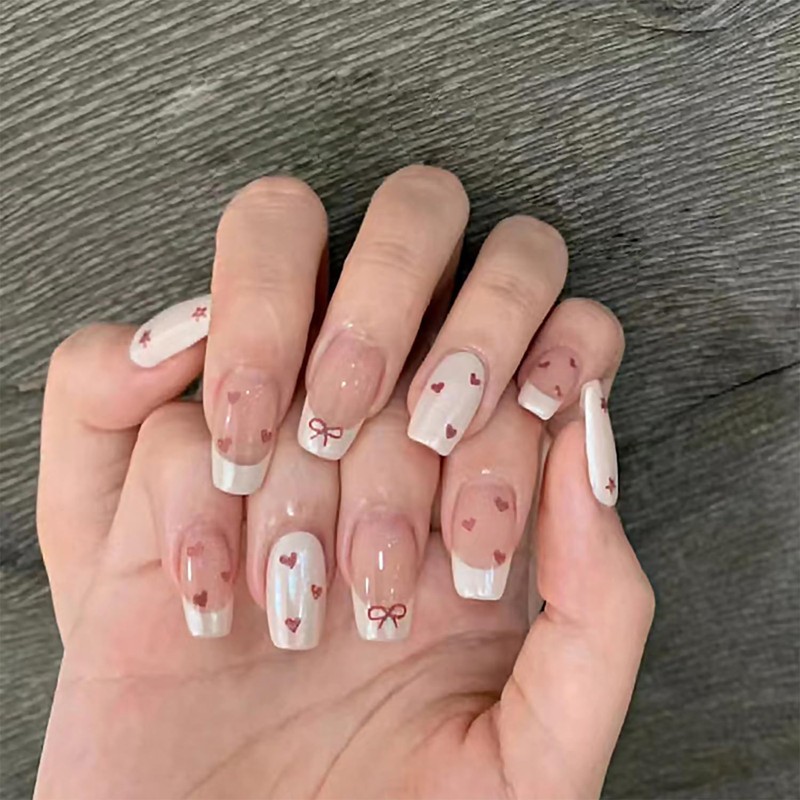 6 Pack (144 pcs) Nail Tips Popular Medium Design, NIUANIUA