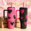 Us 40 OZ Sparkle Rhinestone Durable Sports Bottle Cup 40OZ