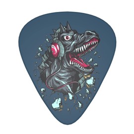 Guitar Picks Cool Dinosaur Rock Electric Guitar Picks Bass Picks Ukulele Picks 12 Pack Thin Medium Heavy