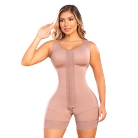 SHAPE CONCEPT 080 Fajas Colombianas Post Surgery Compression Garment Tummy Tuck with Hooks and Bra