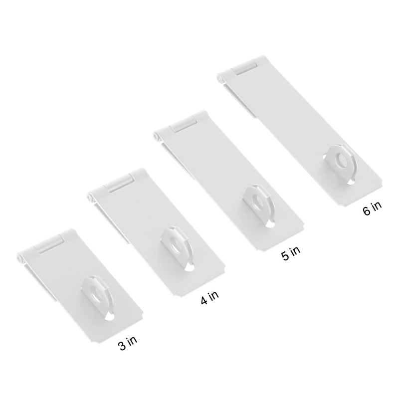 Alise Door Hasp Locks Latch,6 Inch SUS 304 Stainless Steel