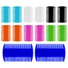JIYIN 14PCS Flea Combs Double-Sided Fine Tooth Combs, Plastic Lice