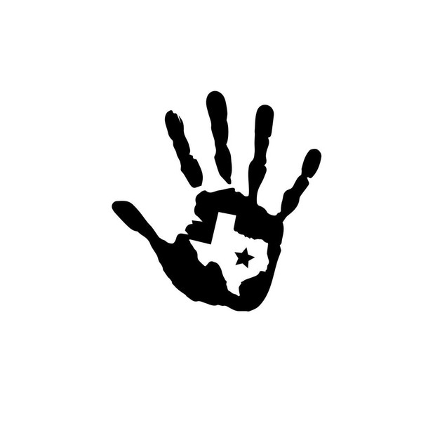 CMI DD979 Wave Texas Decal Sticker | 5.5-Inches By 5.2-Inches