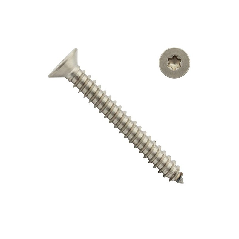 Self-tapping screws with countersunk head, 4.8 x 32 mm, pack