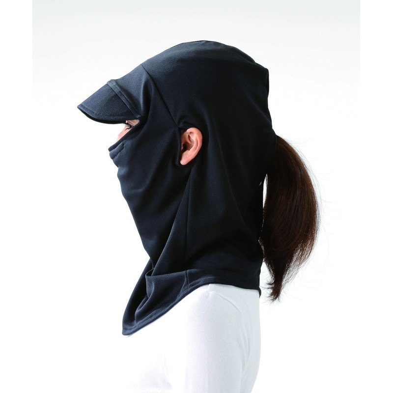 No Makeup Sun Shade Face Cover, Black