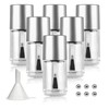 Agidea 6PCS Empty Nail Polish Bottles with Brush, Empty Refillable