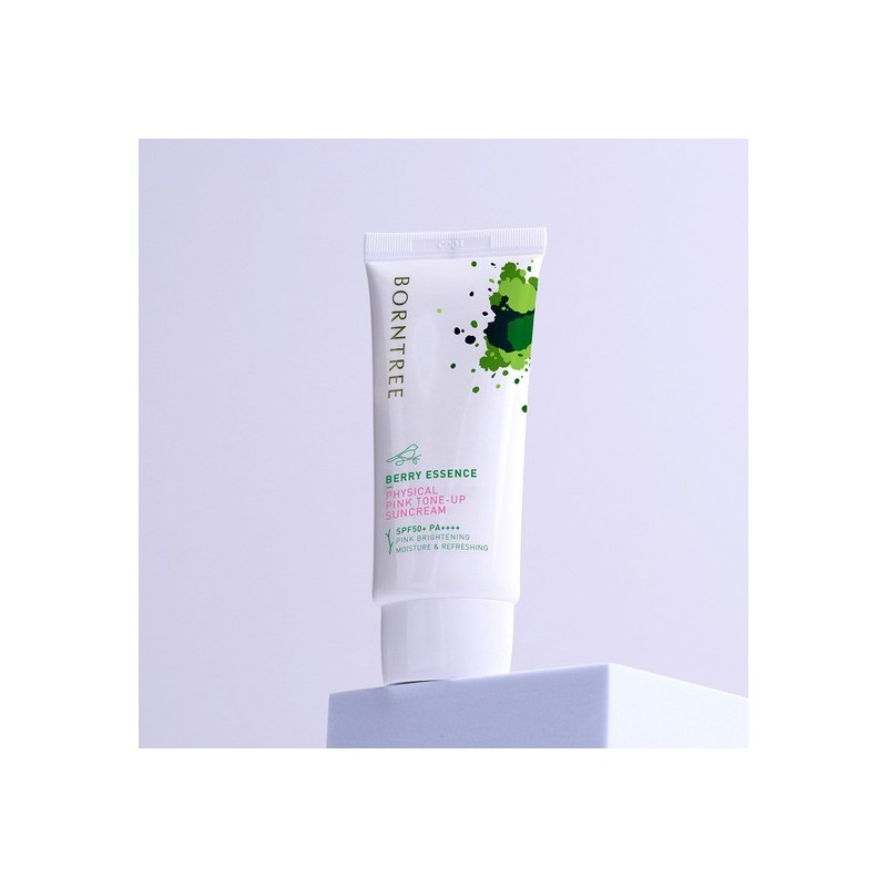 Bontree Berry Essence Mineral Pink Tone-Up Sunscreen 50ml / 본트리