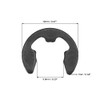 uxcell E-Clip Circlip - 12mm External Retaining Shaft Snap Ring