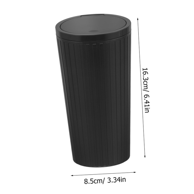 SUPVOX Car Trash Bin Small Trash Can Lid Car Accessory