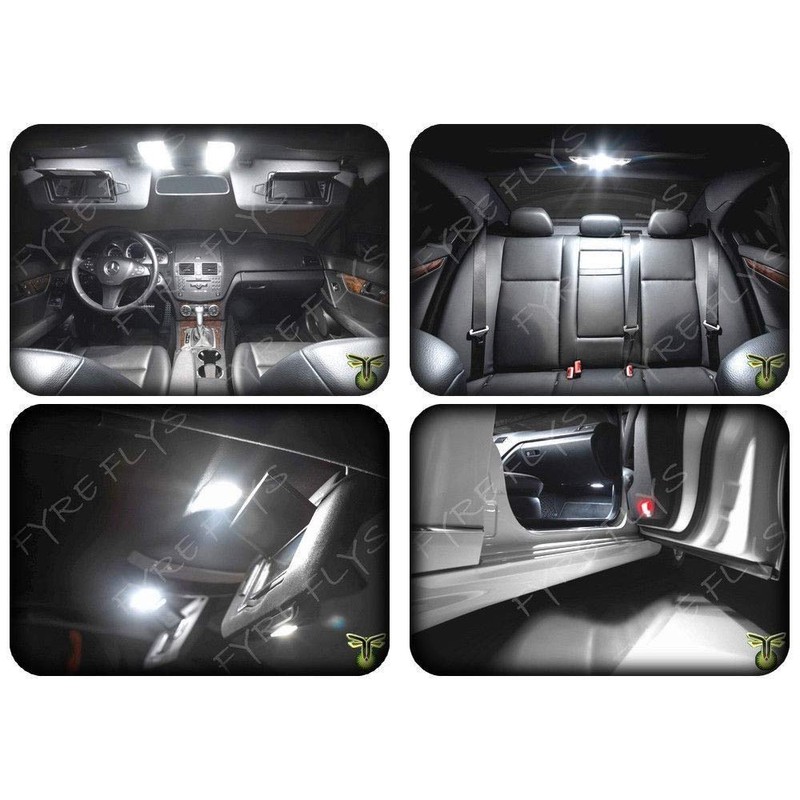 Fyre Flys 16 Piece White LED Interior Lights for 2017-2019