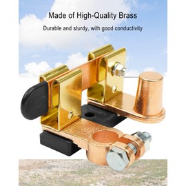 ULZOZN Side Post Knife Blade Master Switch for Cars RVs Yachts Vans Trucks, Battery Disconnect Switch 12v/ 24v 250/750, Side Post Negative