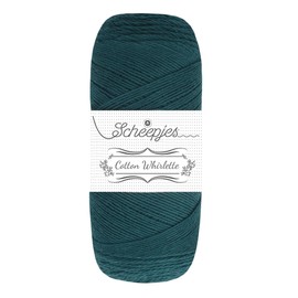 Scheepjes Cotton Whirlette Yarn 100g - 813 Seaweed, Ideal for Knitting and Crocheting