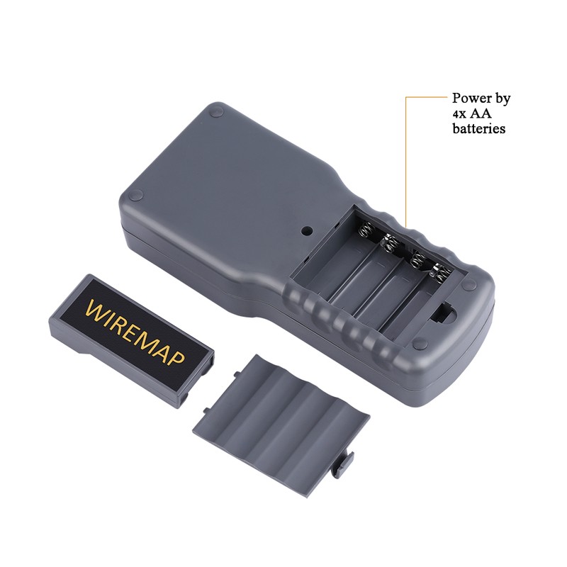 CAT5 RJ45 Network Cable Tester SC8108 Breakpoint Finder Length Test